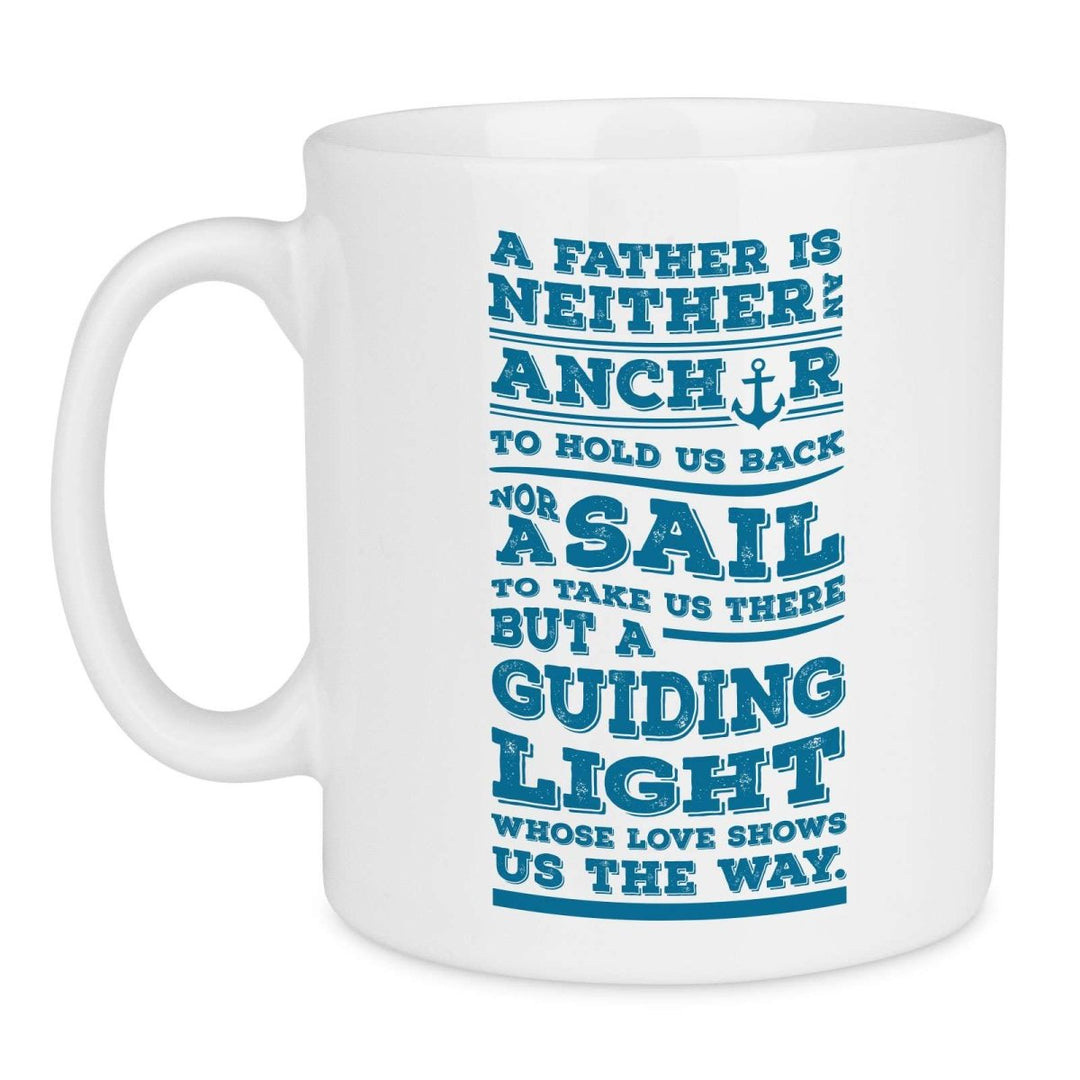 Guiding Light Dad Quote Ceramic Gift Fathers Day Mug - Mobile Madhouse