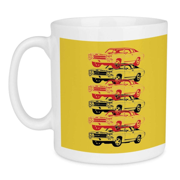 Farthers Day Classic Mustang Car Dad Mug - Mobile Madhouse