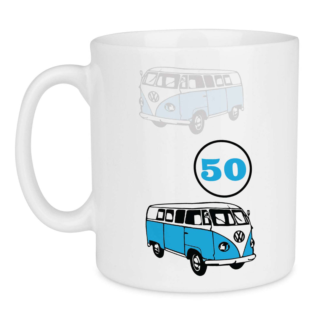 Retro VW Camper Van Dad Mug - Mobile Madhouse