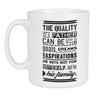 Inspirational Father Quote Large Mug