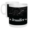 Black Marble Personalised Name Mug