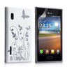 Yousave Accessories LG Optimus L5 Butterfly IMD Hard Case - White
