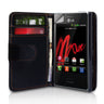 Yousave Accessories LG Optimus L3 Leather-Effect Wallet Case - Black