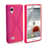 Yousave Accessories LG Optimus L9 X-Line Gel Case - Hot Pink