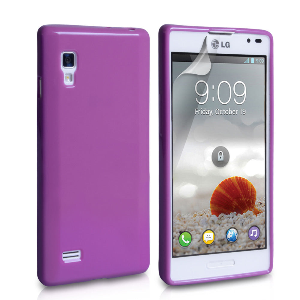 YouSave Accessories LG Optimus L9 Purple Gel Case
