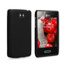 Yousave Accessories LG Optimus L3 II Hard Hybrid Case - Black