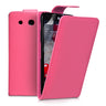 Yousave Accessories LG G Pro Leather-Effect Flip Case - Hot Pink