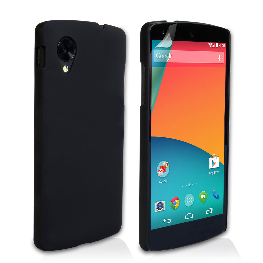 YouSave Accessories Nexus 5 Hard Hybrid Case - Black