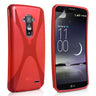 Yousave Accessories LG G Flex Silicone Gel X-Line Case - Red