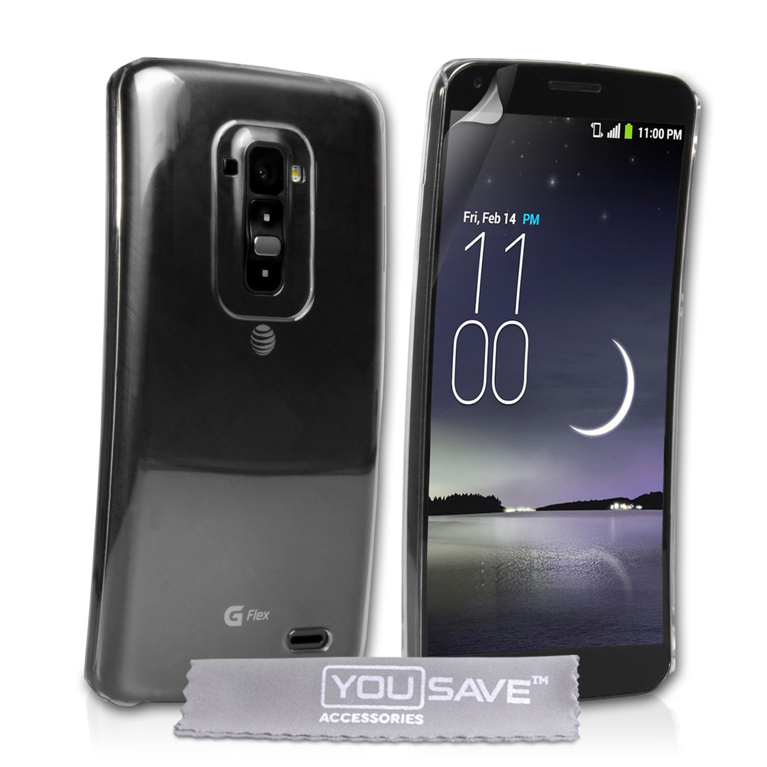 YouSave Accessories LG G Flex Hard Case - Crystal Clear