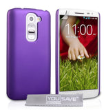 YouSave Accessories LG G2 Mini Hard Hybrid Case - Purple