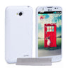 Caseflex LG L90 Silicone Gel S-Line Case - White