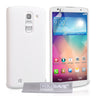 Yousave Accessories LG G Pro 2 Hard Hybrid Case - White