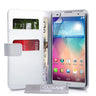 Yousave Accessories LG G Pro 2 Leather-Effect Wallet Case - White