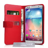 Yousave Accessories LG G Pro 2 Leather-Effect Wallet Case - Red