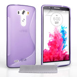 Caseflex LG G3 Silicone Gel S-Line Case - Purple