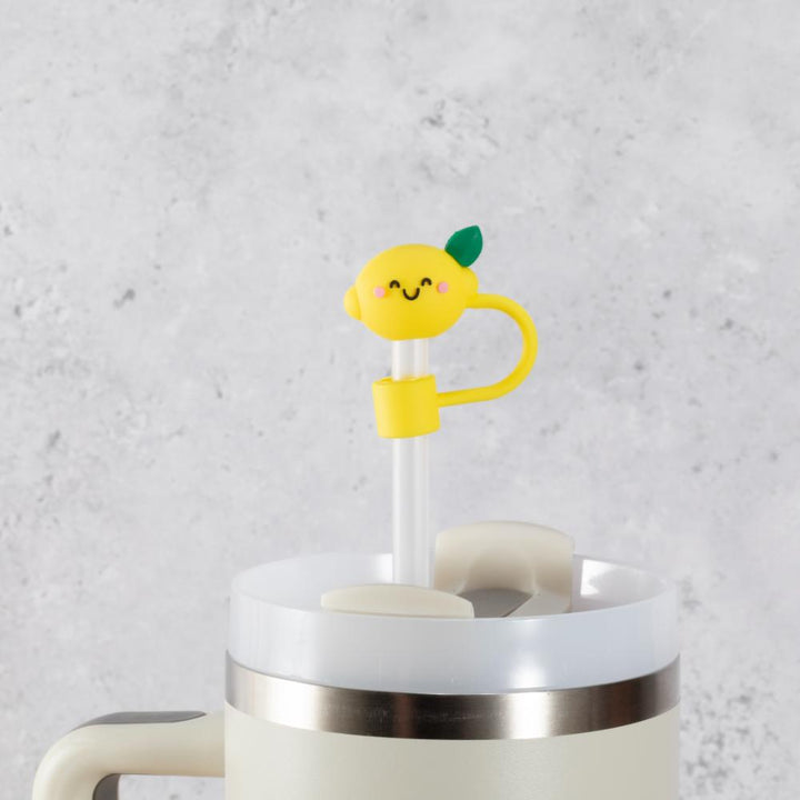 Lemon Straw Cover Topper