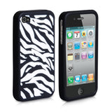 YouSave Accessories iPhone 4 / 4S Zebra Silicone Case