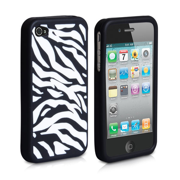 YouSave Accessories iPhone 4 / 4S Zebra Silicone Case