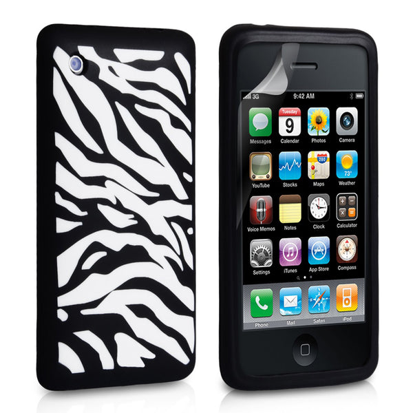 YouSave Accessories iPhone 3G / 3GS Zebra Silicone Case