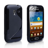 Caseflex Samsung Galaxy Ace S-Line Case - Black