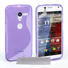 Caseflex Motorola Moto X Silicone Gel S-Line Case - Purple