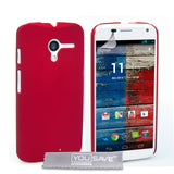 YouSave Accessories Motorola Moto X Hard Hybrid Case - Red
