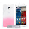 Motorola Moto X Raindrop Hard Case - Baby Pink-Clear