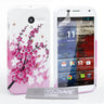 Yousave Accessories Motorola Moto X Floral Bee Silicone Gel Case