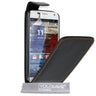 Yousave Accessories Motorola Moto X Leather-Effect Flip Case - Black