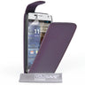 Yousave Accessories Motorola Moto X Leather-Effect Flip Case - Purple