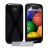 Yousave Accessories Motorola Moto E Silicone Gel X-Line Case - Black