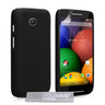 Yousave Accessories Motorola Moto E Hard Hybrid Case - Black