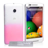 Motorola Moto E Raindrop Hard Case - Baby Pink-Clear
