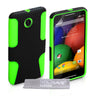 Motorola Moto E Tough Mesh Combo Silicone Case - Green