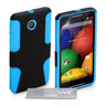 Motorola Moto E Tough Mesh Combo Silicone Case - Blue-Black