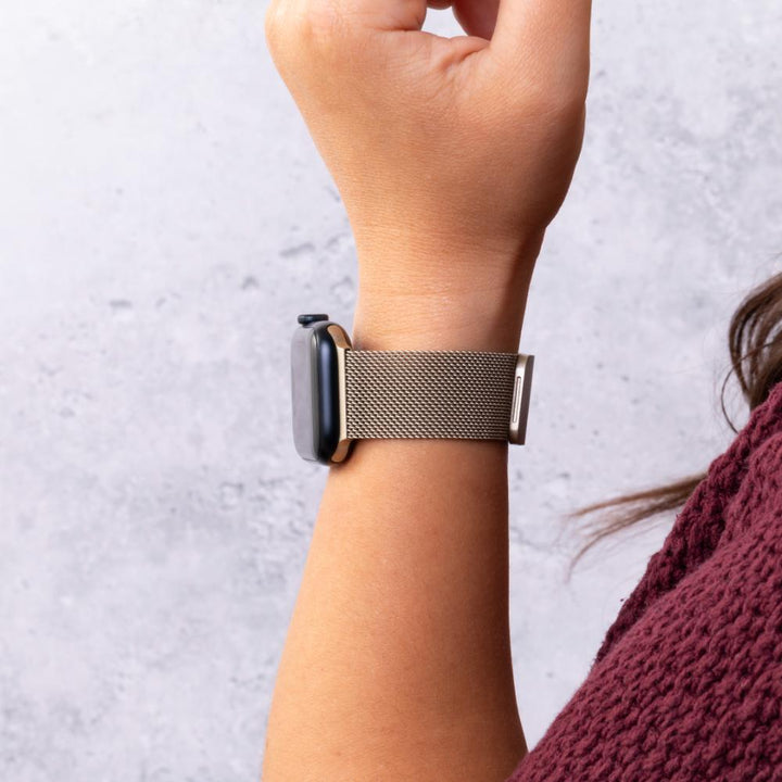 Milanese Loop Stainless Steel Adjustable Metal Strap for Apple Watch