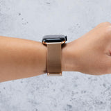 Milanese Loop Stainless Steel Adjustable Metal Strap for Apple Watch
