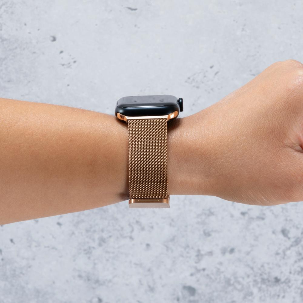 Milanese Loop Stainless Steel Adjustable Metal Strap for Apple Watch