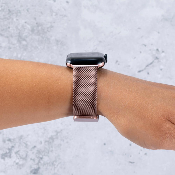 Milanese Loop Stainless Steel Adjustable Metal Strap for Apple Watch