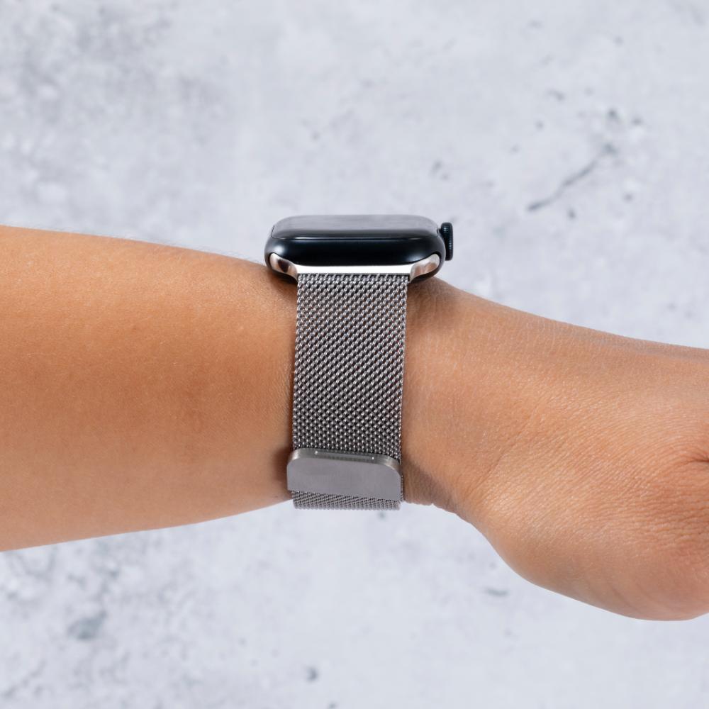 Milanese Loop Stainless Steel Adjustable Metal Strap for Apple Watch