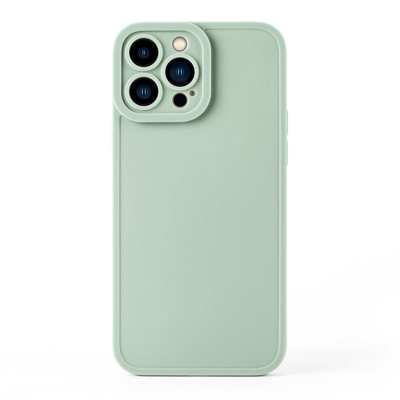 Silicone iPhone 13 Case - Mint Green - Mobile Madhouse