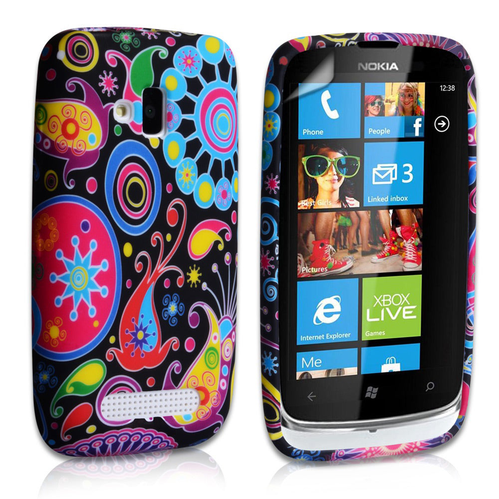 YouSave Accessories Nokia Lumia 610 Jellyfish Silicone Gel Case