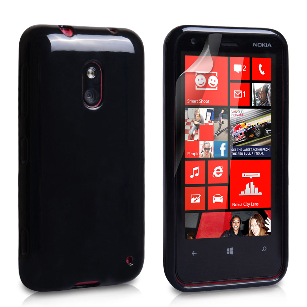 YouSave Accessories Nokia Lumia 620 Gel Case - Black
