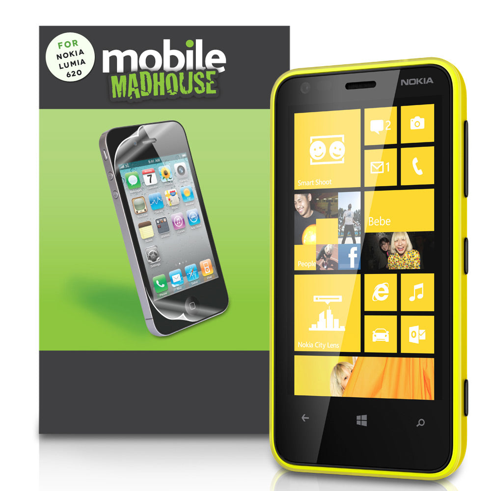 YouSave Accessories Nokia Lumia 620 Screen Protectors x3