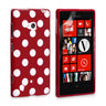 Yousave Accessories Nokia Lumia 720 Polka Dot Gel Case - Red