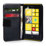 YouSave Accessories Nokia Lumia 520 Leather Effect Wallet Case - Black