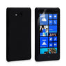 Yousave Accessories Nokia Lumia 820 Hybrid Hard Case - Black