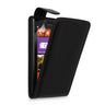 Yousave Accessories Nokia Lumia 925 Leather-Effect Flip Case - Black
