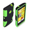 Yousave Accessories Nokia Lumia 520 Mesh Combo Case - Green
